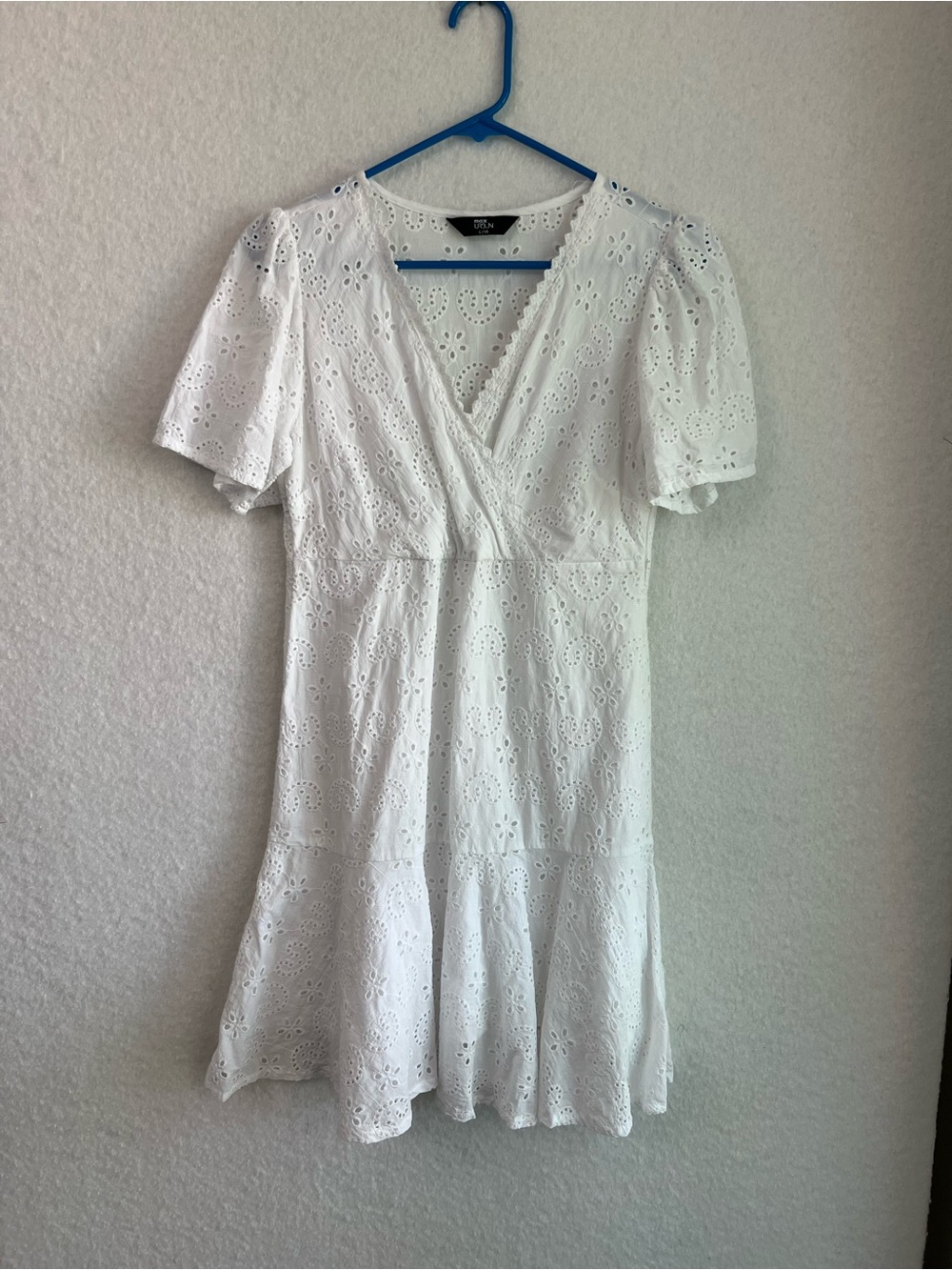Max URB_N Eyelet Wrap-Style Mini Dress - Youth 14